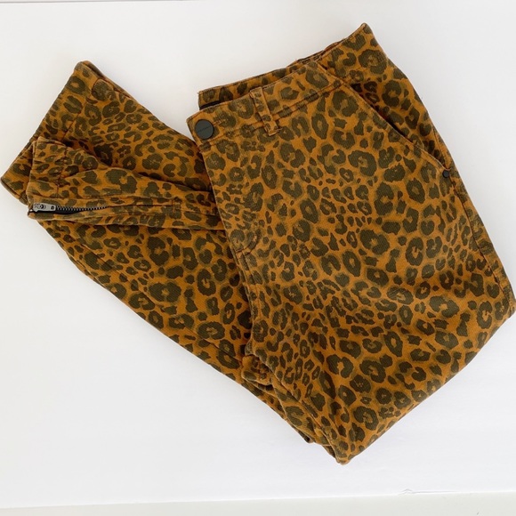 Sanctuary x Anthropologie Leopard Print Joggers MP - Picture 2 of 11